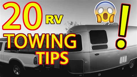 A tow truck (also called a wrecker, a breakdown truck, recovery vehicle or a breakdown lorry) is a truck used to move disabled, improperly parked, impounded, or otherwise indisposed motor vehicles. "Top 20" RV Towing Tips - YouTube