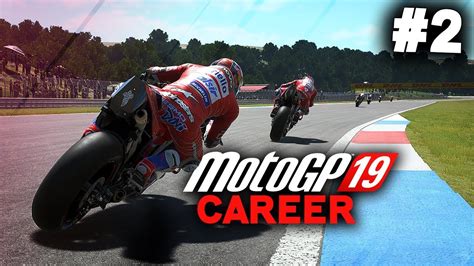 Motogp 19 Career Mode Gameplay Part 2 What A Start Motogp 2019 Game