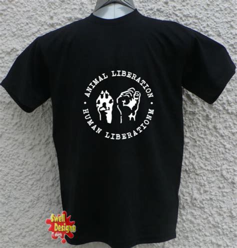 Animal Liberation Human Liberation Animal Rights Vegetarian T Shirt