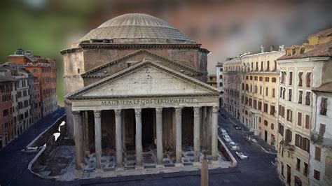 Agrippa Pantheon Download Free 3d Model By Fovea
