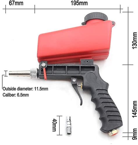Pneumatic Sandblaster Abrasive Air Sand Blaster Gun Professional