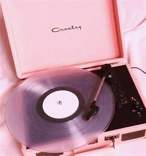 Gramophone Retro Record Player Pink Record Player Pastel Pink Aesthetic