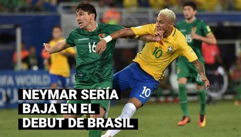 eliminatorias qatar 2022 neymar abandonó el entrenamiento y es duda para el debut de brasil