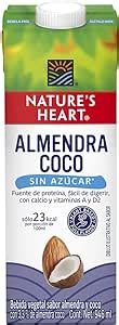 Nature s Heart Bebida de Almendra y Coco Sin Azúcar 946 ml Amazon