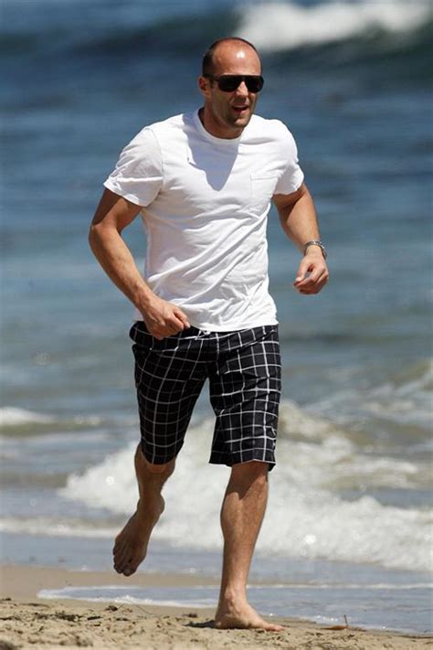 THE OLDER BAREFOOT GENTS COLLECTIVE Jason Statham At The Beach