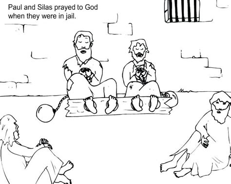 Free Coloring Pages Of Paul And Silas In Prison Coloring Pages 3472