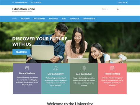 They are the best free wordpress templates that are distributed for free, just released or updated. Education Zone - ธีมเวิร์ดเพรส | WordPress.org Thai