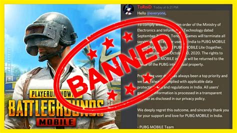 Pubg Mobile Ban Official Announcement Pubg Ban On Oct 30 Permanent