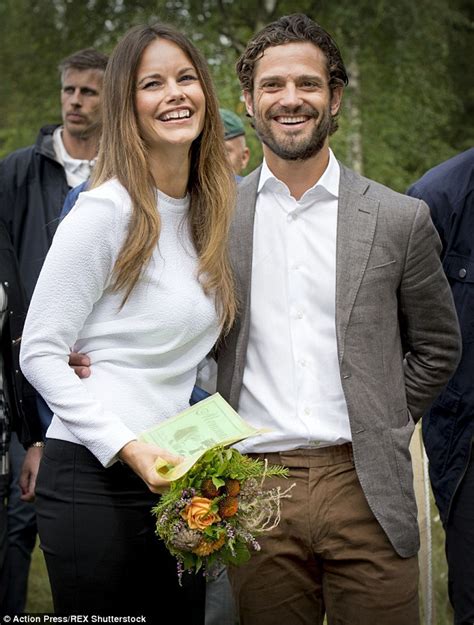 Prince Carl Philip And Princess Sofia Of Sweden All Smiles On First Royal Tour Daily Mail Online