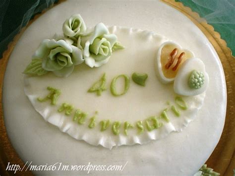 Quindi i 30 anni di matrimonio che nozze sono? Nozze di smeraldo…………. | Dolci Tentazioni