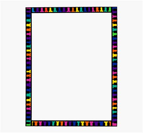 Colorful Border Clipart Borders And Frames Clip Art Transparent Png