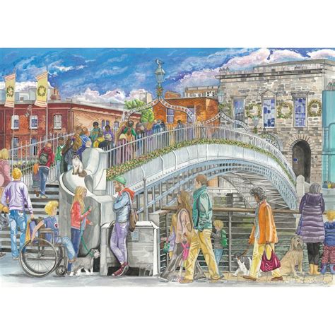 Buy Gibsons 1000 Piece Jigsaw Puzzle Hapenny Bridge Potters Cookshop