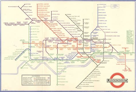 Harry Beck London Underground Diagram London Underground Map