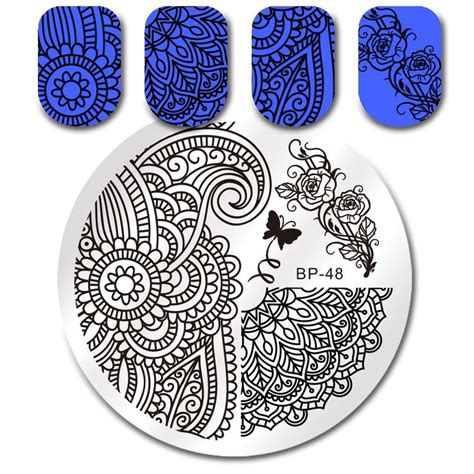 Born Pretty Nail Art Stamping Template Image Plate Arabesque Patterns