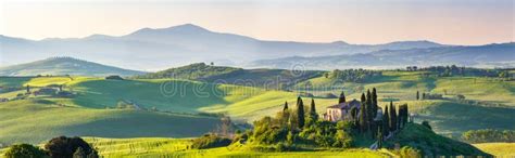 Tuscany At Spring Stock Image Image Of Dawn Agriculture 127555963