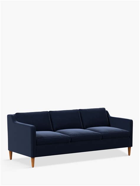 West elm also has a great selection of bedding, including comforters. west elm Hamilton Large 3 Seater Sofa, Velvet Ink Blue ...