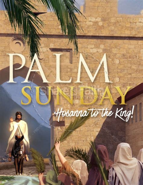 Download High Quality Palm Sunday Clipart Church Bulletin Free