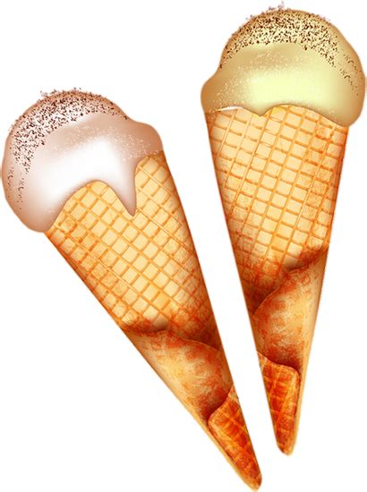 Tube Glace Png Cornets Crème Glacée Ice Cream Clipart