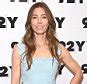 Jessica Biel Wears Yellow Dress On Late Night With Seth Myers Daily Mail Online