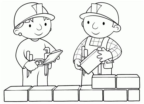 Free Printable Bob The Builder Coloring Pages For Kids
