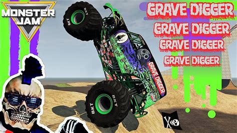Monster Jam Video Game Grave Digger Backflip Championship 2 Youtube