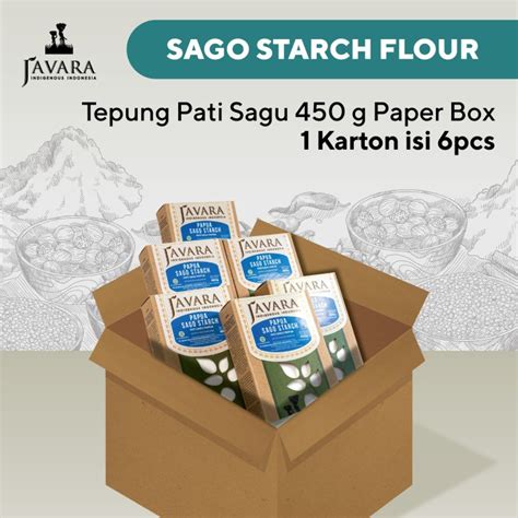 Jual Sagu Pati Papua Javara Tepung Javara Papua Sago Starch 1 Karton