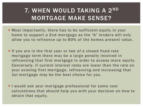 Second Mortgages