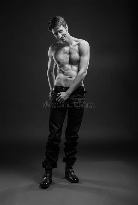 114 Shirtless Full Body Man Jeans Stock Photos Free And Royalty Free
