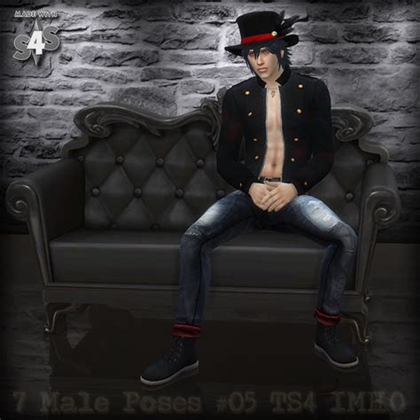 7 Male Poses 05 At Imho Sims 4 Sims 4 Updates