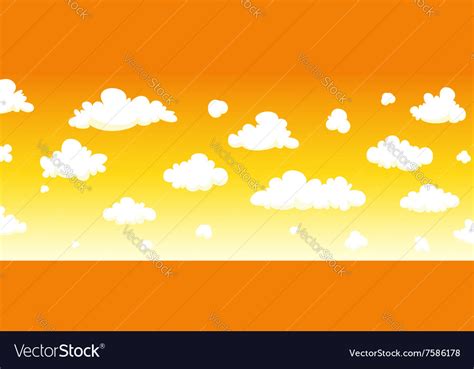 Cartoon Sky Background Royalty Free Vector Image