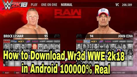 Wwe 2k18 free download pc game setup in single direct link for windows. How to !! Download wwe 2k18 !! Wr3d mod !! For Android ...