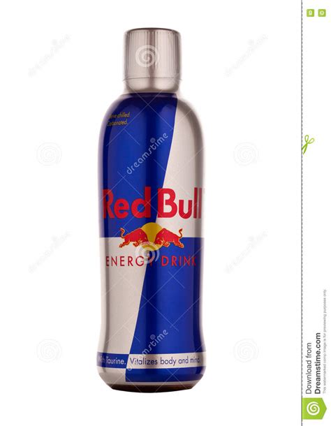 Bottle Of Red Bull Energy Drink Editorial Image Image Of Domestic