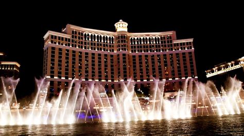 Bellagio Fountains Show Las Vegas Youtube