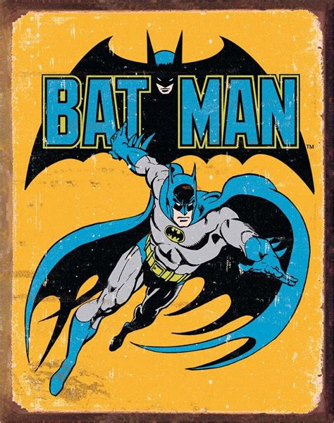 Dc Comics Batman Retro Wholesale Metal Signs