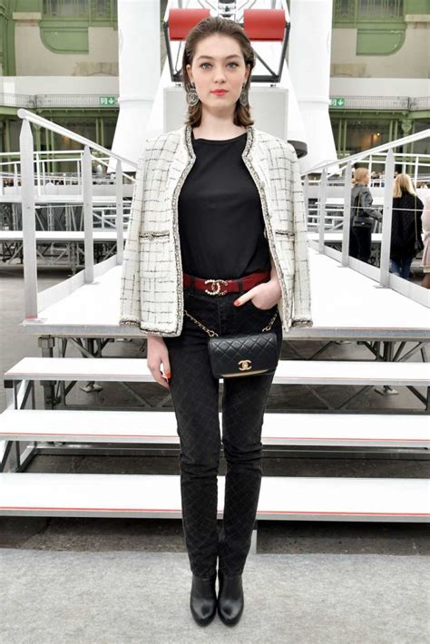 Anamaria Vartolomei At The Chanel Show During The Paris Fashion Week 03