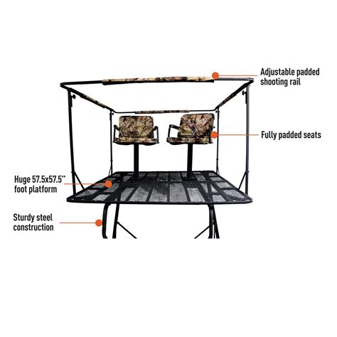 Guide Gear 2 Man 12 Tower Tree Stand 663256 Tower
