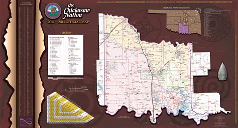 Chickasaw Nation Map Cartography And Publishing Services Giscaps
