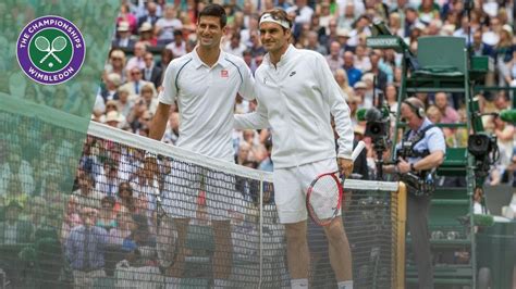 Roger Federer Vs Novak Djokovic Best Points At Wimbledon Two Titans