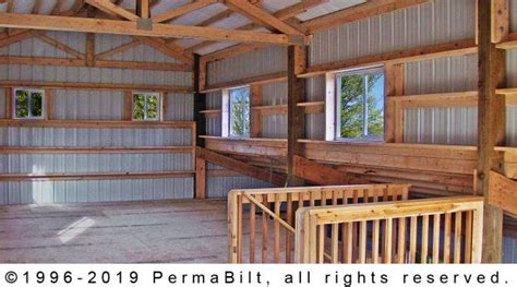 The monitor barn has a pushed up center which is excellent for a hayloft, apartment, extra storage or ventilation if you do not put a second floor in. Monitor Pole Barn and Garage Sequim