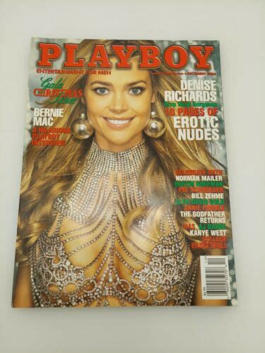 Playboy Magazine December 2004 Complete Denise Richards Tiffany