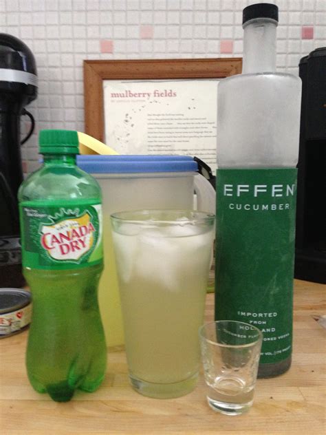 Credit Goes To Crosby S Kitchen For The Idea But Cucumber Vodka Lemonade Ginger Ale Is