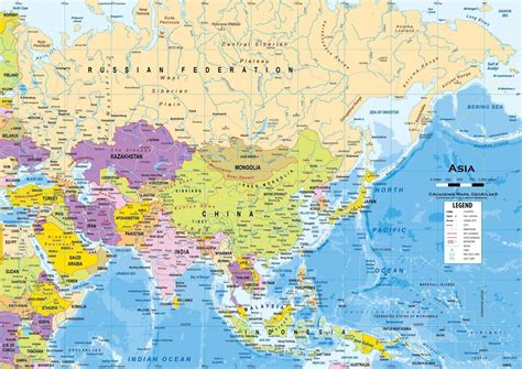 Political Map Of Asia Asia Map World Map Europe Political Map