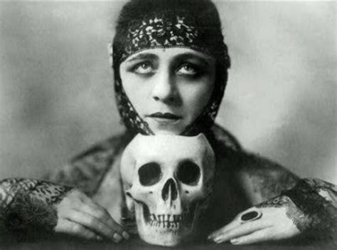 Silent Film Vamp Valeska Suratt Poses For A Spooky Publicity Photo In