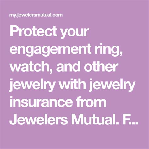 Protect your engagement ring, watch, and other jewelry with jewelry