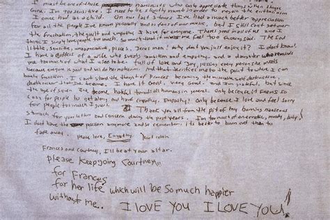 Kurt Cobains Suicide Note The Full Text And Tragic True Story