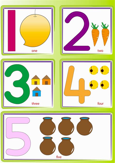 Printable Numbers For Nursery Worksheets