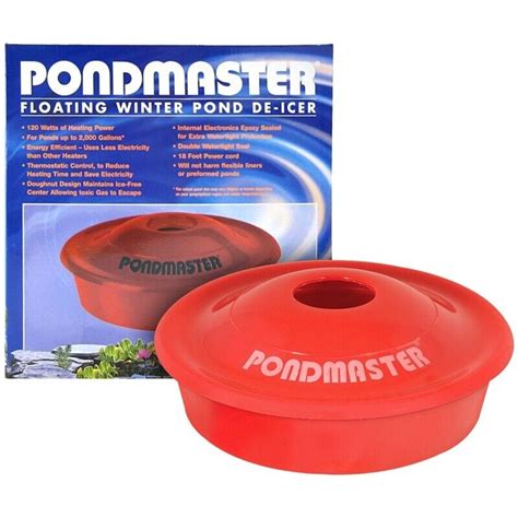 Pondmaster 120 W Floating Pond Deicer 02175 Koi Fish Water Garden