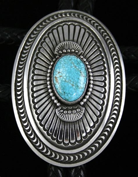 Sammie Kescoli Begay Rare High Grade Number Eight Spiderweb Turquoise