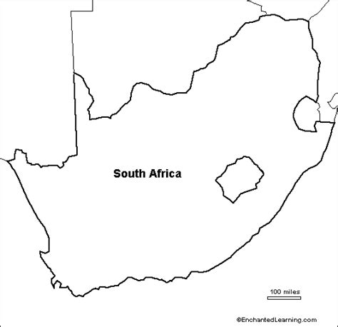 All coloring flags africa 13738 flag south click pages color with page print book african team colouring. Outline Map: South Africa - EnchantedLearning.com