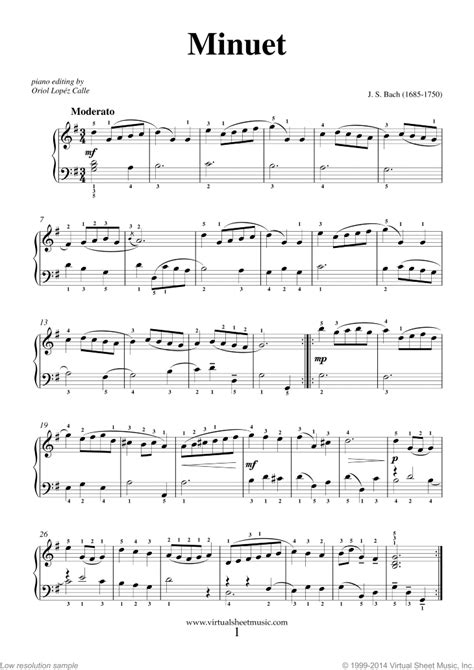 12 Easy Classical Pieces Coll1 Sheet Music For Piano Solo